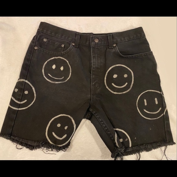 Other - CUSTOM Smiley Face Shorts